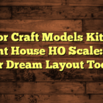 Gloor Craft Models Kit 410 Freight House HO Scale: Build Your Dream Layout Today!