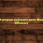 Nissan K24 propane carburetor parts: Maximize Fuel Efficiency