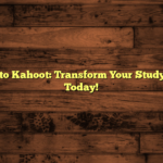 Quizlet Into Kahoot: Transform Your Study Sessions Today!