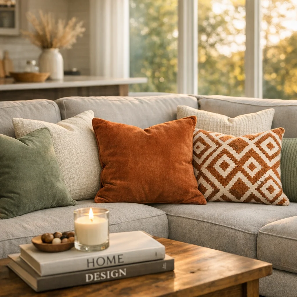 Refresh Throw Pillows with Budget-Friendly Covers