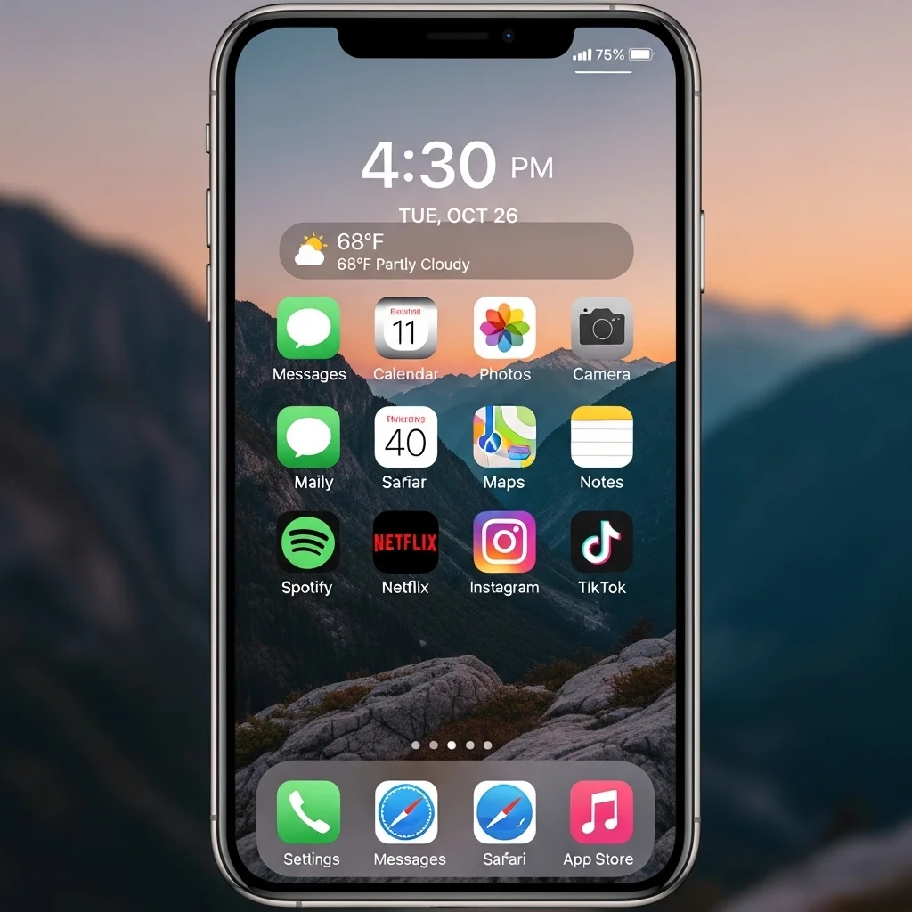 Home Screen Layout